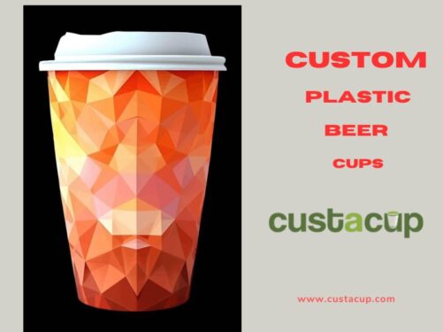 custom plastic beer cups