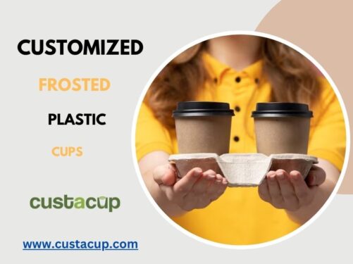 customized frosted plastic cups