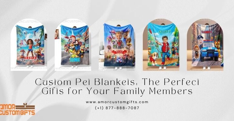 Custom Pet Blankets