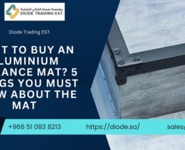 Aluminium Entrance Matt In Saudi Arabia