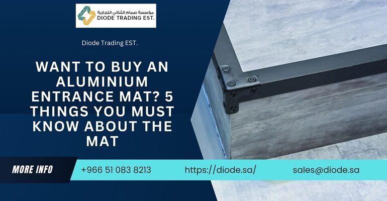 Aluminium Entrance Matt In Saudi Arabia