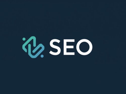 Digital marketer analyzing website SEO performance on laptop