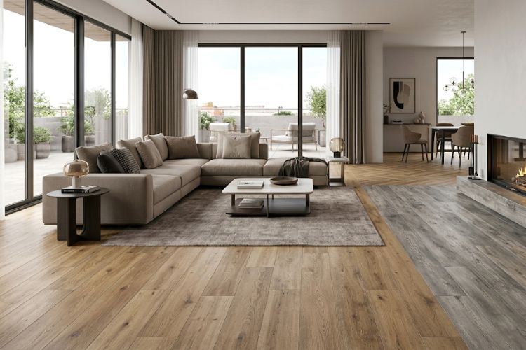 Latest Wooden Floor Tiles Designs for Living Rooms