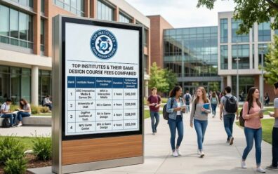 Top Institutes & Their Game Design Course Fees Compared