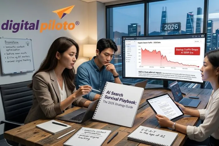 Startup Traffic Drops in 2026: The AI Search Survival Playbook