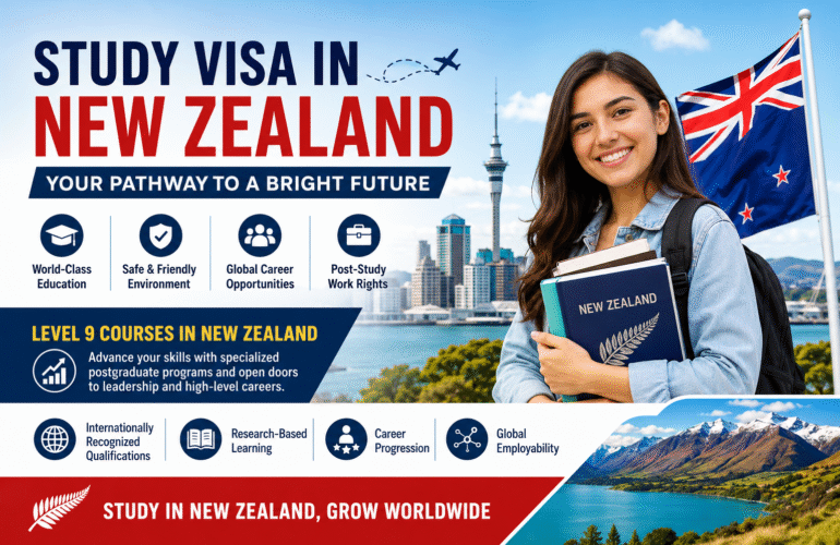 Study Visa in New Zealand for international students pursuing higher education