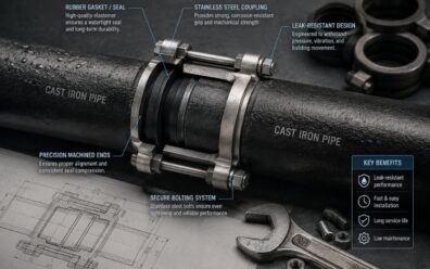 The Engineering Behind Leak-Resistant Hubless Cast Iron Pipe Joints