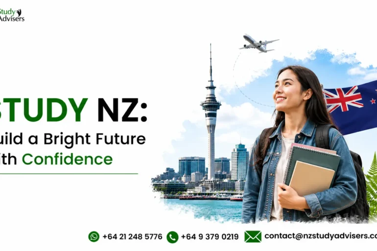 Study NZ students exploring modern classrooms and campus life in New Zealand