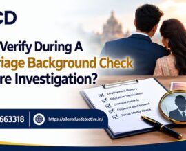 Pre Marriage Background Check Bangalore